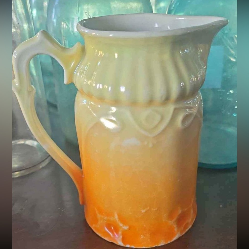 Vintage German Bavarian Lusterware Pitcher